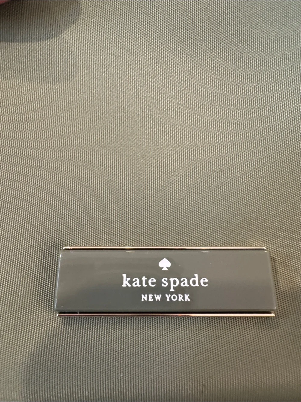 kate spade Olive Green Cosmetic Pouch